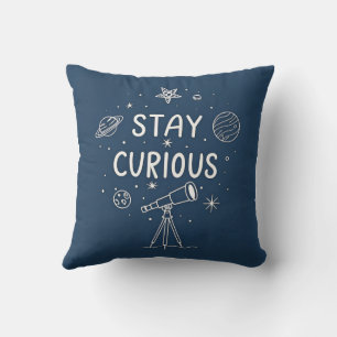 Restez curieux Exploration Spatiale Coussin & Cous