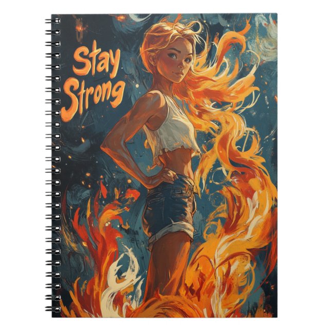 Restez en forme de couverture de journal - Carnet  (Devant)