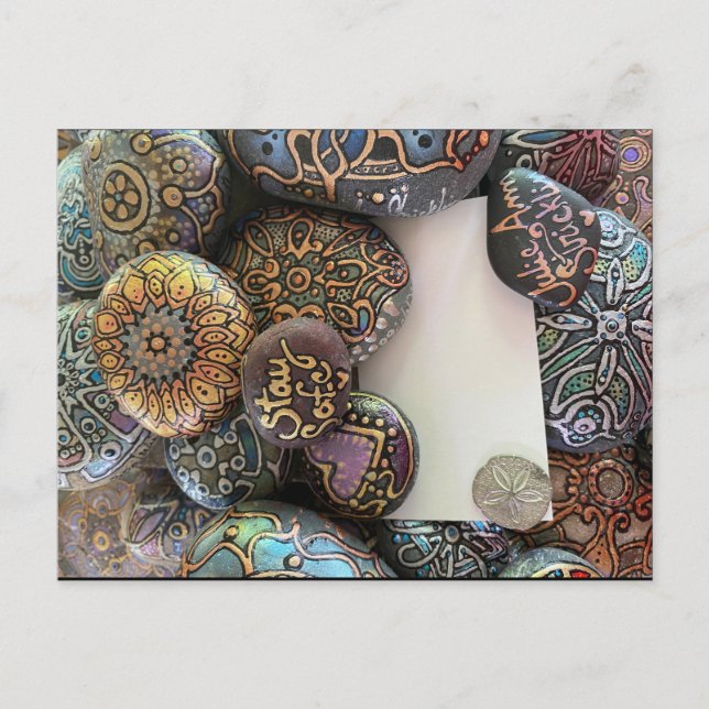 Restez en sécurité Carte postale par Julie Ann Str (Devant)