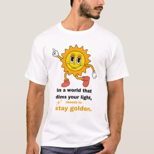 Restez Golden Retro Sun T-shirt