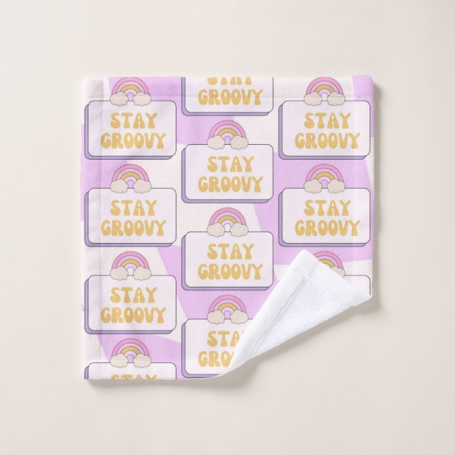 Restez Groovy (Gant de toilette)