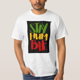 Restez Humble Rasta Colours Reggae T-shirt