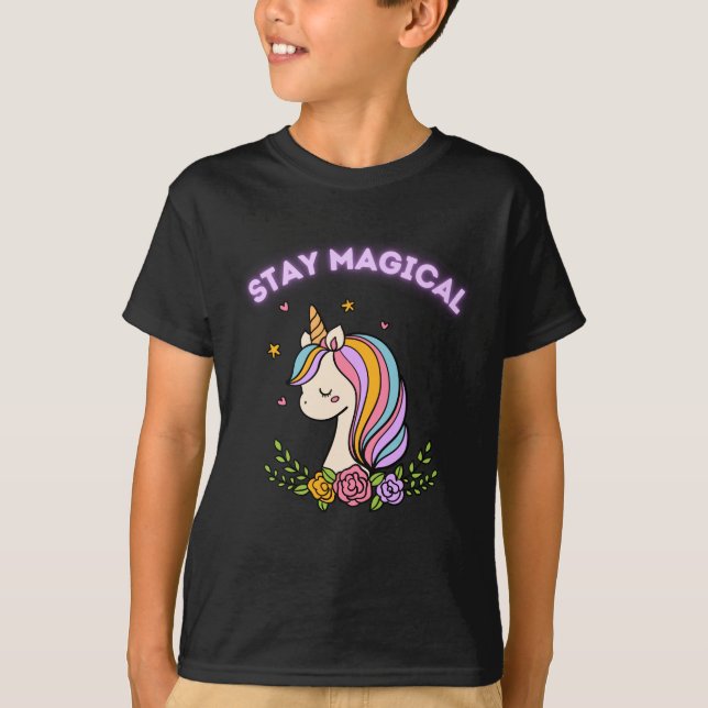 Restez Magique Unicorn T-shirt (Devant)