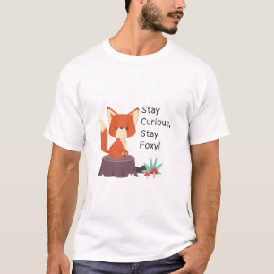 Restez Renard Inspirational T-shirt pour Hommes