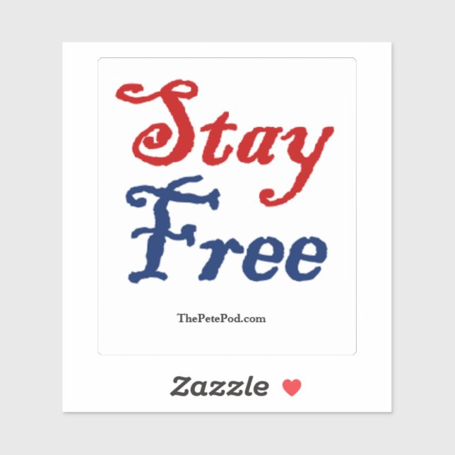 Restez Sticker gratuit (Feuille)