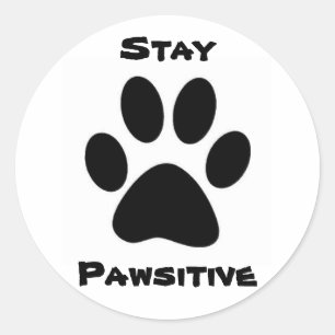 Restez Stickers Pawsitive