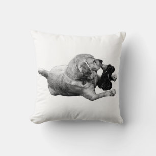 Restful Affection Throw Pillow