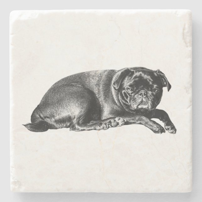 Restful Break, Warm Sip Stone Coaster (Front)
