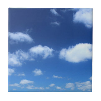 Restful Clouds Photo Tile