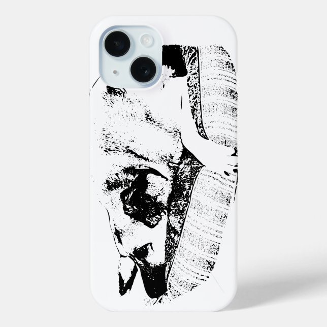 Restful Mark, Line Pet Case (Back)