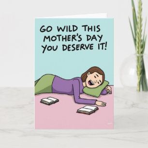 Restful Mothers Day Slumber Card