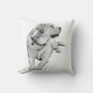 Restful Watch – Labrador Accent Throw Pillow