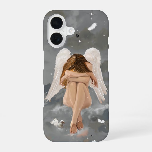 Resting Angel  iPhone 16 Case (Back)