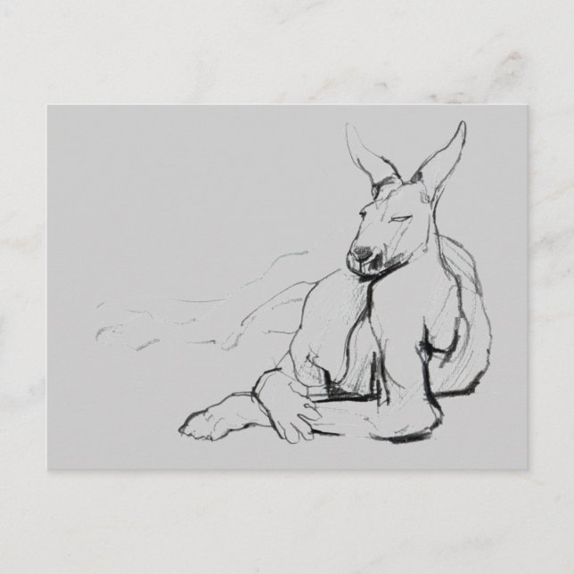 Resting Athlete Postcard (Front)