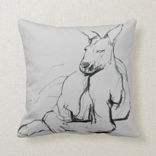 Resting Athlete Throw Pillow