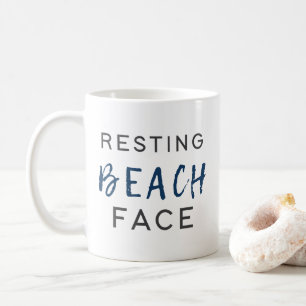 Resting Beach Face Coffee Mug