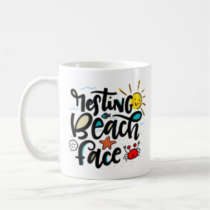 Resting Beach Face Coffee Mug
