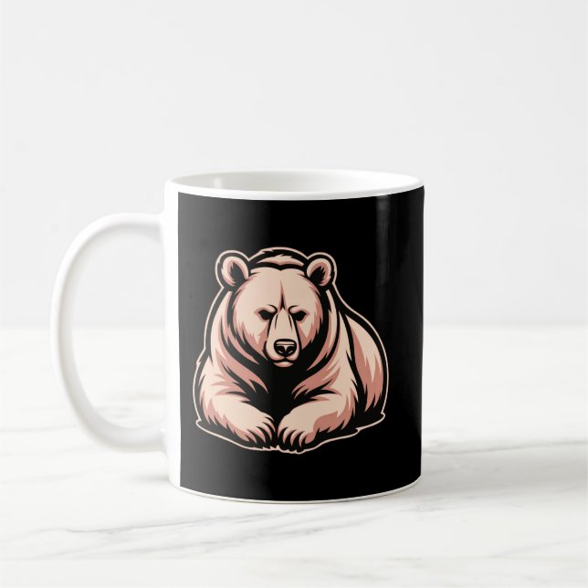 Resting Bear Mug – Calm Strength Everyday Coffee (Gauche)