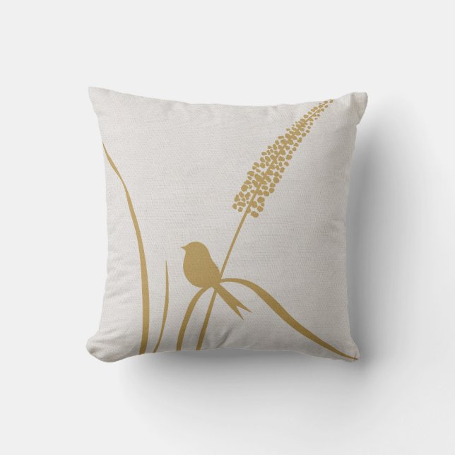 Resting Beauty Throw Pillow (Front)
