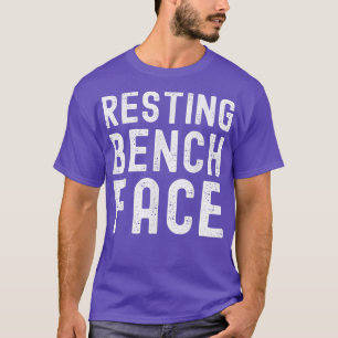 Resting Bench Face Scientist Science Lovers Microb T-Shirt