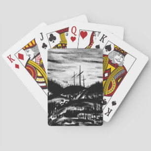 Resting Cross Playing Cards