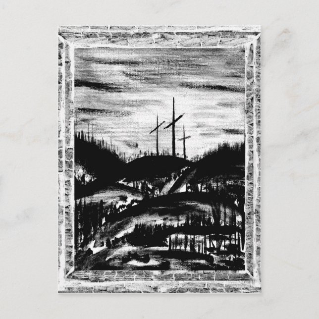 Resting Cross Postcard (Front)