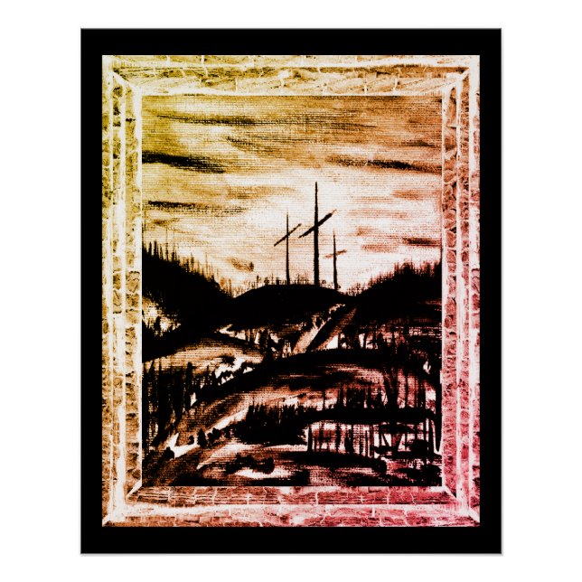 Resting Cross Poster (Front)