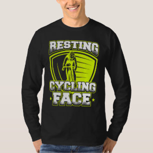 Resting Cycling Face Cyclist T-Shirt