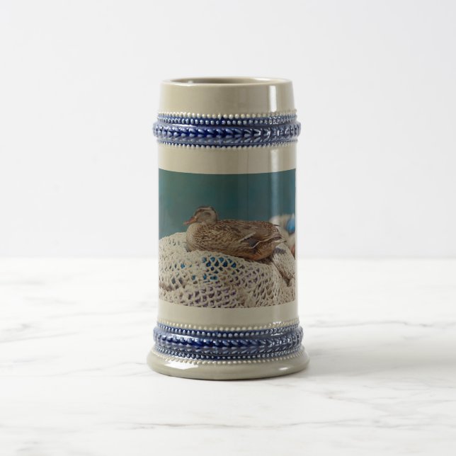Resting Duck Beer Stein (Center)