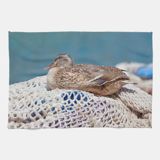 Resting Duck Kitchen Towel (Horizontal)