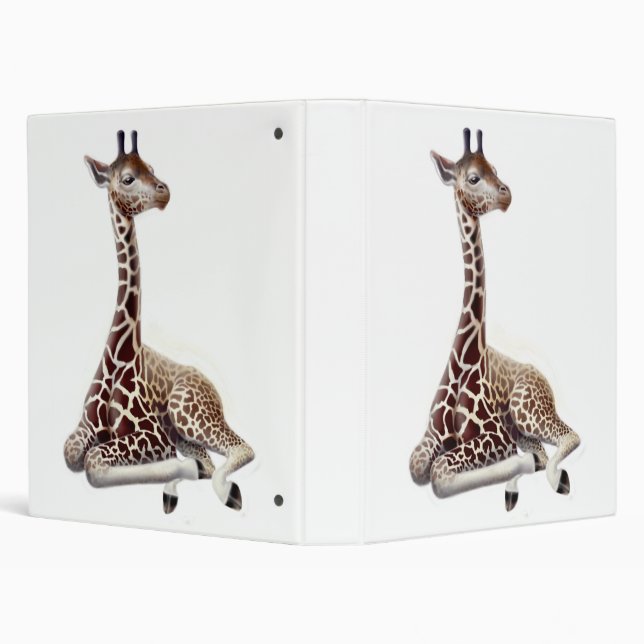 Resting Giraffe Binder (Background)