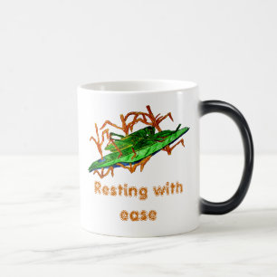 Resting Grasshopper Magic Mug