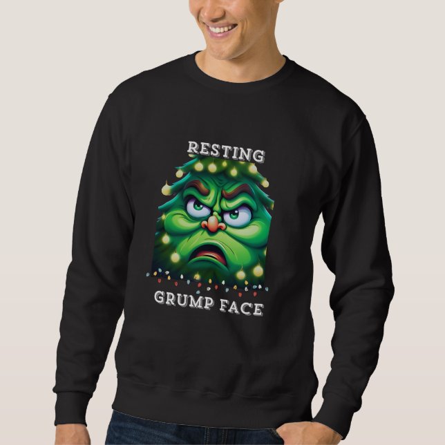 Resting Grump Face Sweatshirt (Front)