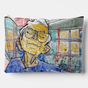 Resting Her Eyes Painting  / Artist Larry Lerew Accessory Pouch