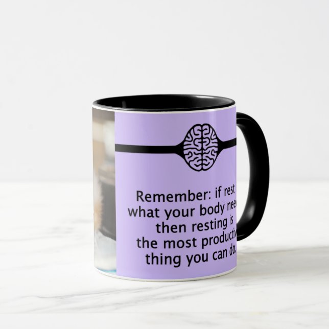 Resting Is Productive Mug (Front Right)