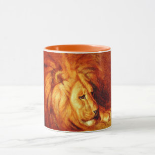 Resting Lion (by Abbott Handerson Thayer) Mug