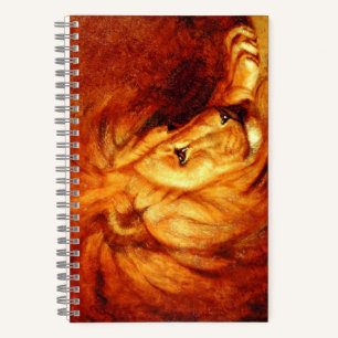 Resting Lion (by Abbott Handerson Thayer) Notebook