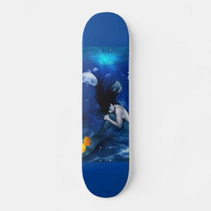 Resting Mermaid Skateboard