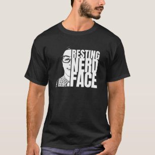 Resting Nerd Face Funny T-Shirt