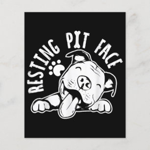 Resting Pit Face  Funny Dog Pitbull Meme