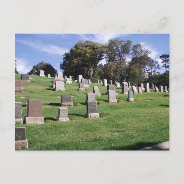 Resting places postcard (Front)