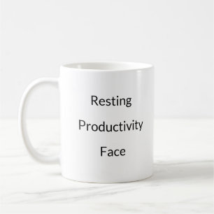 Resting Productivity Face Coffee Mug