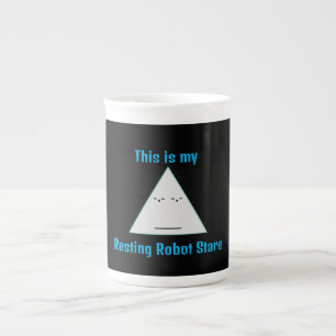 Resting Robot Stare- Specialty Mug