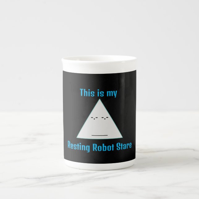 Resting Robot Stare- Specialty Mug (Front)