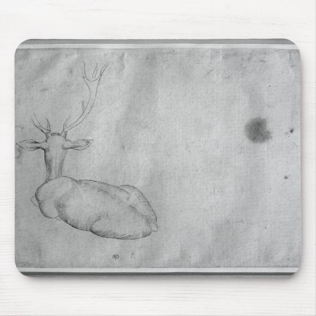 Resting stag mouse pad (Front)
