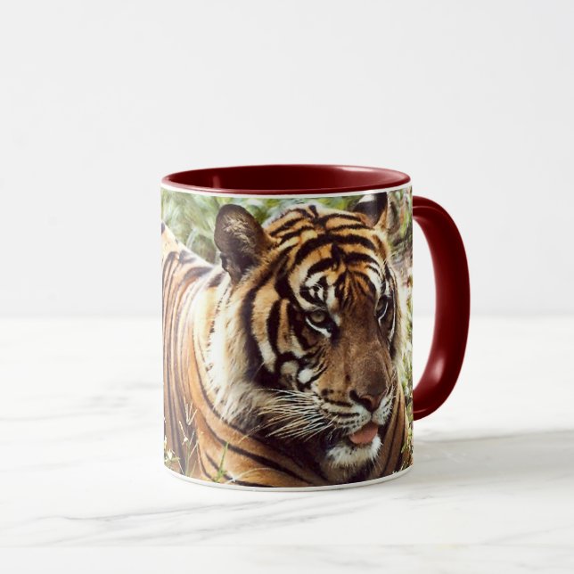 Resting Sumatran Tiger Mug (Front Right)
