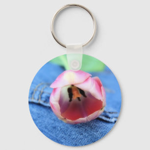 Resting Tulip Keychain