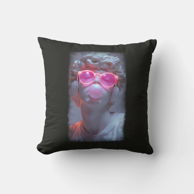 resting Vibes, Throw Pillow (Front)