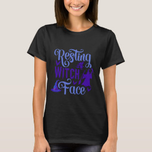 Resting Witch Face Funny Halloween Costume T-Shirt