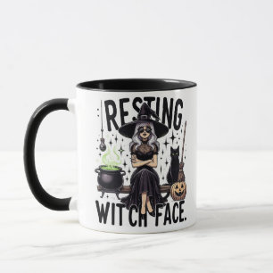 Resting Witch Face Mug